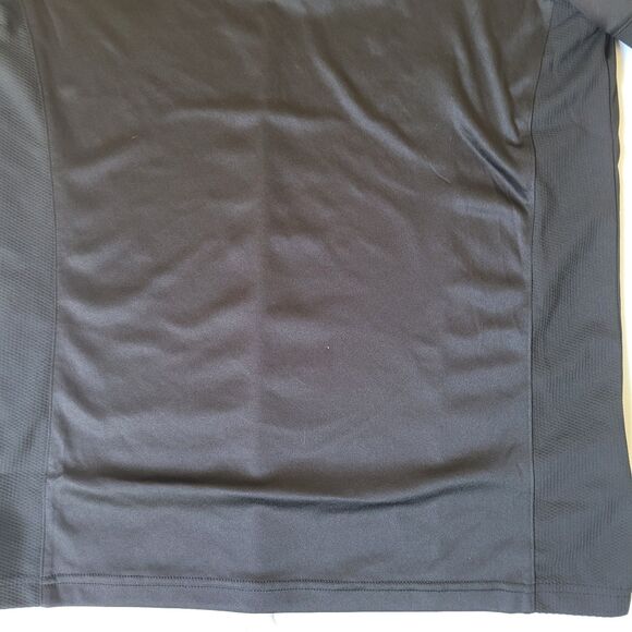 Los Angeles Rams Polo Shirt Men’s Medium NFL Team Apparel Black Golf Polo - Picture 9 of 9